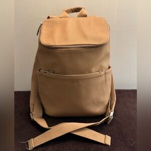 Matt & Nat Tan Vegan Leather Backpack